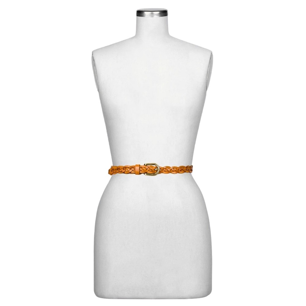 NWT Patricia Nash Leather Nicoletti Braided Leather Belt - Picture 4 of 7